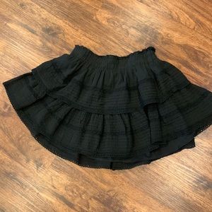 Aerie black mini skirt